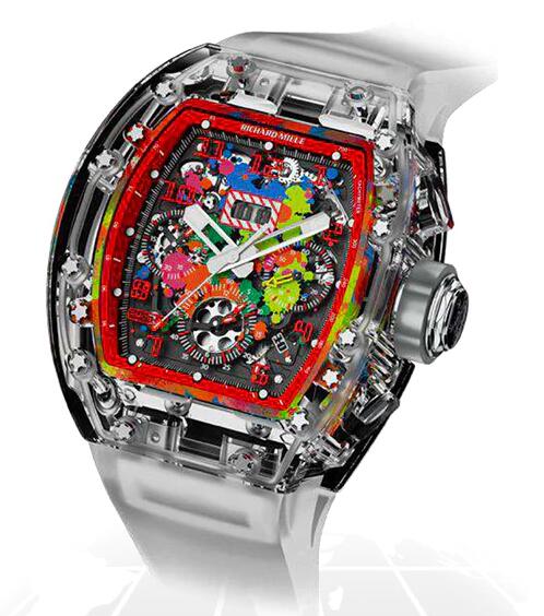 Replica Richard Mille RM011 SAPPHIRE FLYBACK CHRONOGRAPH "A11 FANTASY ROUGE" Watch